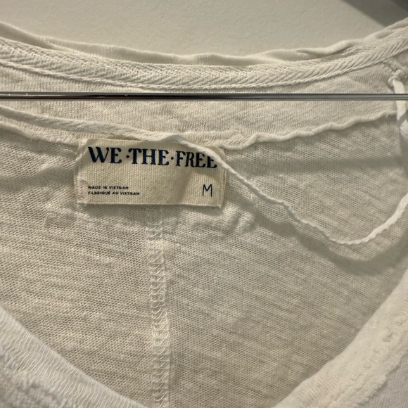 We The Free Cotton White TShirt Size M - Picture 6 of 10